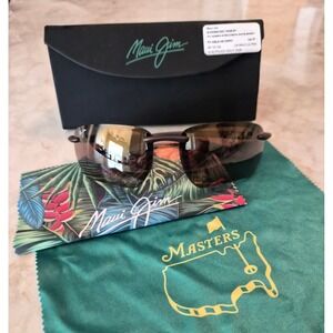 Maui Jim Ho'okipa Ultra G MU Sunglasses Matte Brn HCL Bronze Masters MJ0336S-002